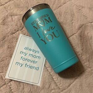 New 16os Mint Tumbler and grey socks